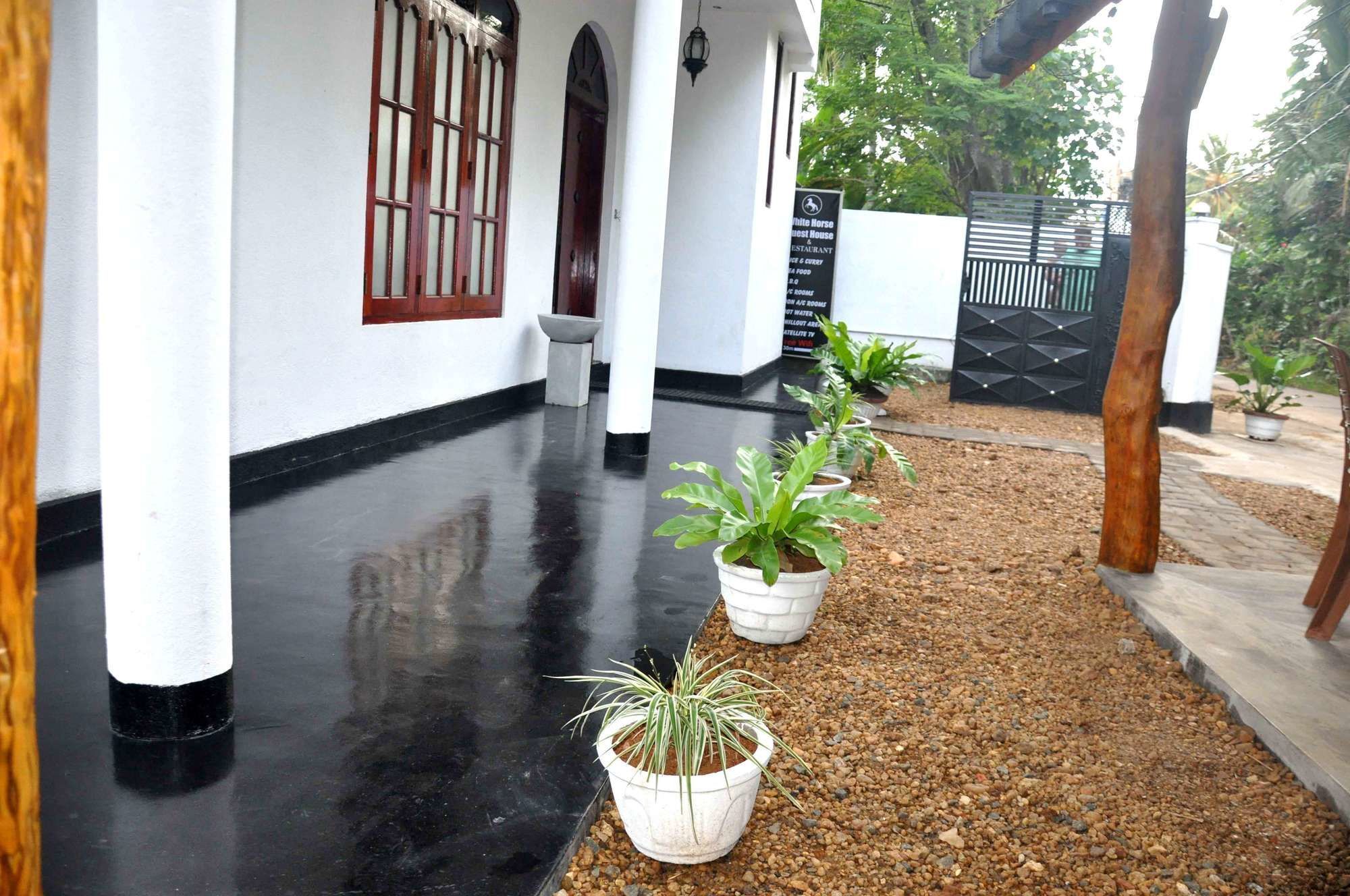 White Horse Hotell Hikkaduwa Eksteriør bilde